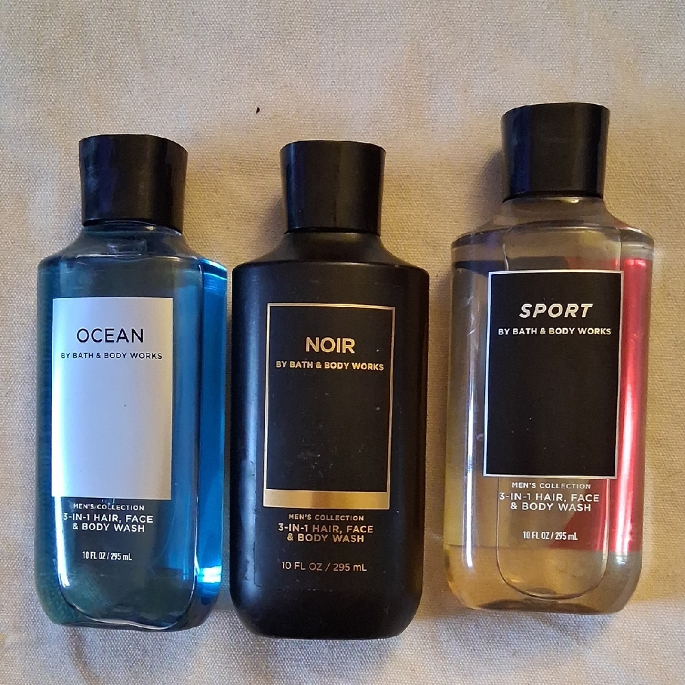 Bath & Body Works Men's Trio Set - Ocean, Noir, Sport